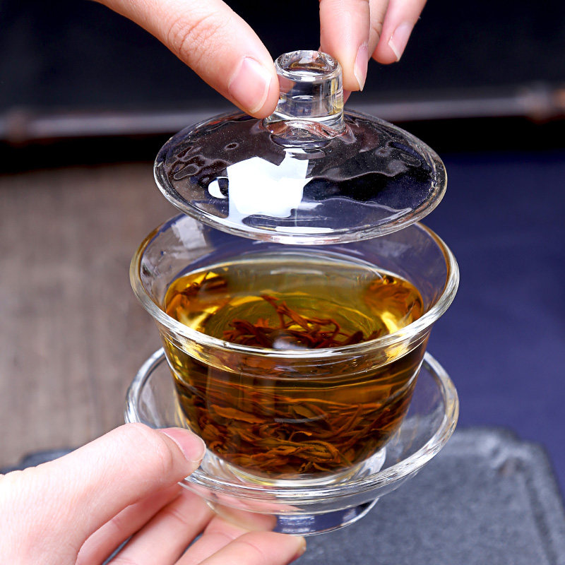 祥业泡茶红茶杯子茶杯透明现代茶壶简约日式功夫茶具