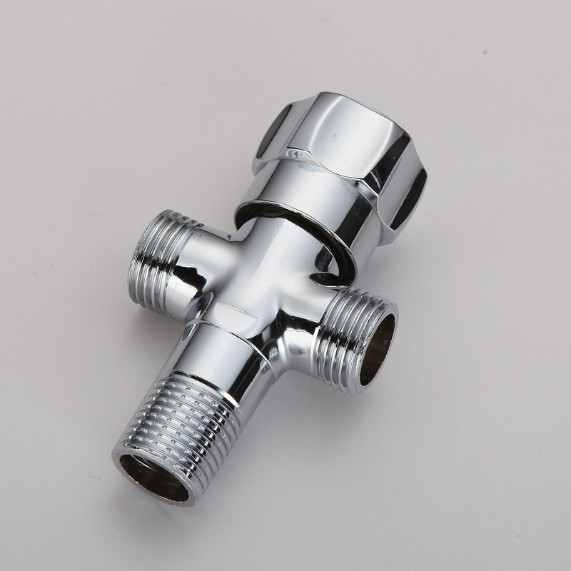 角阀金麦多功能用水马桶三角出水双头二出金麦克角阀