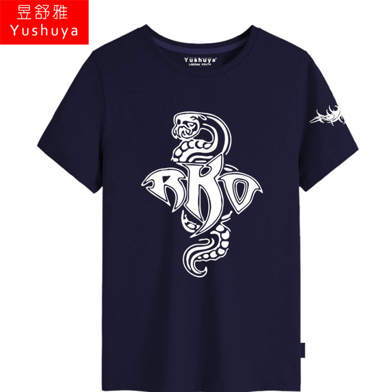 美国毒蛇摔角摔跤兰迪奥顿同款周边短袖恤衫男女t恤