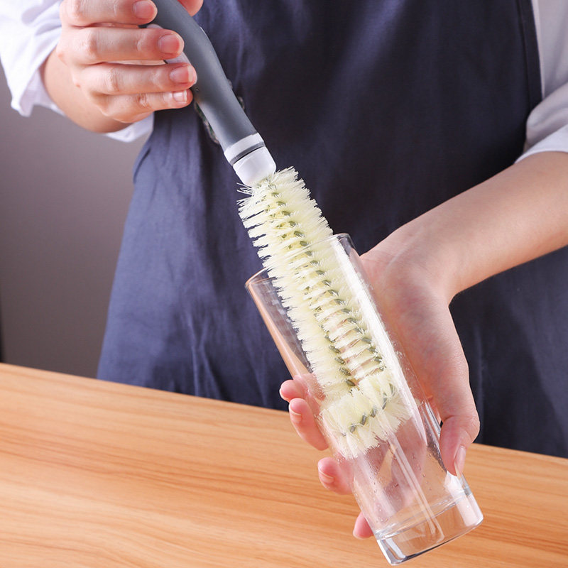 杯刷杯子去茶渍神器洗瓶子水杯奶瓶水壶涮子小长柄的清洁刷子厨房