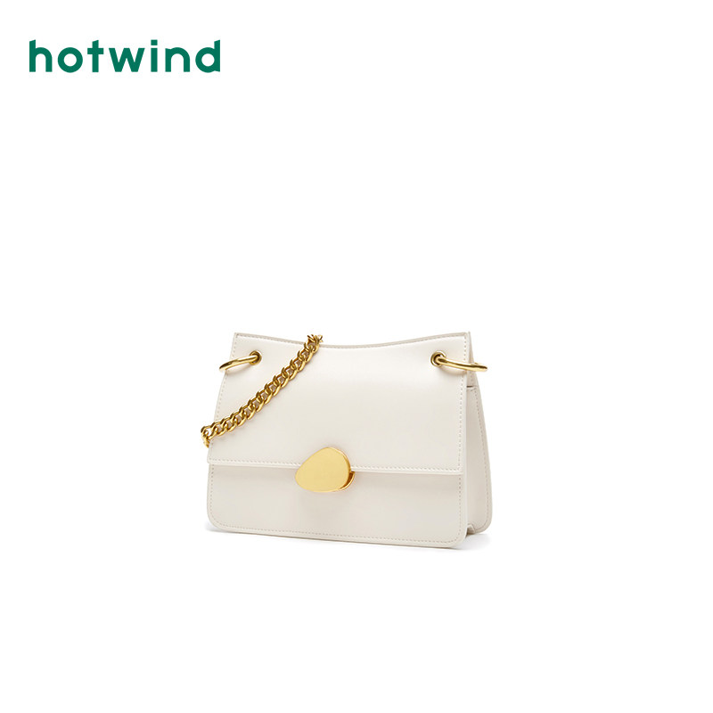 hotwind百搭链子圆扣潮流时尚新款冬季包百搭单肩包包女女士包袋