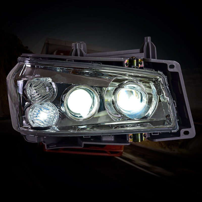 豪沃大灯总成专用用于中国重汽howo改装远近led大灯总成