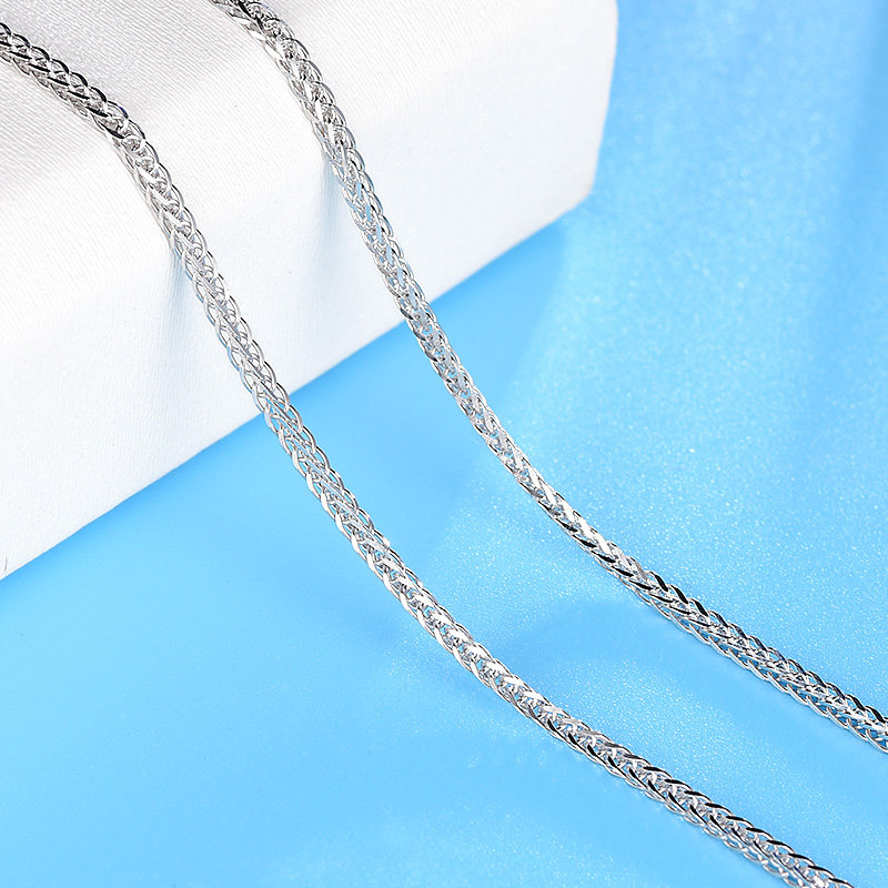 pt950白金项链铂金链子素链锁骨珀金颈饰吊坠颈饰