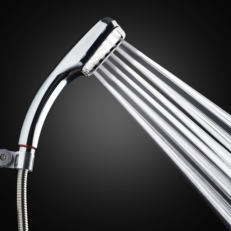 300孔加压增压花洒喷头手持淋雨淋浴莲蓬头单头家用卫生间花酒