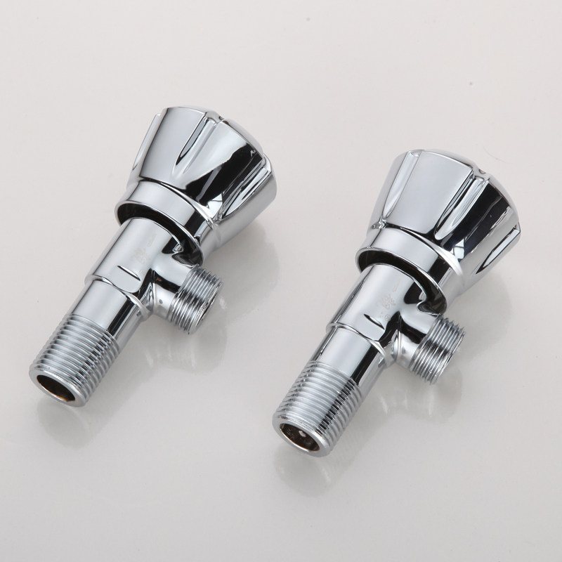 全铜加厚三角角阀卫生间热水器水管马桶八字止水角阀