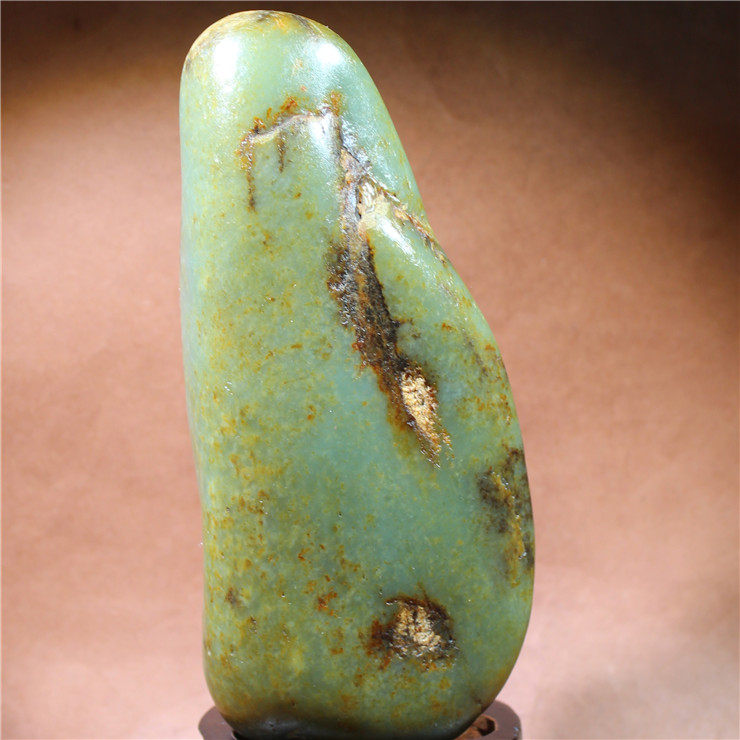 895克真皮青玉籽料原石摆件新疆和田天然玉石珠宝奇石