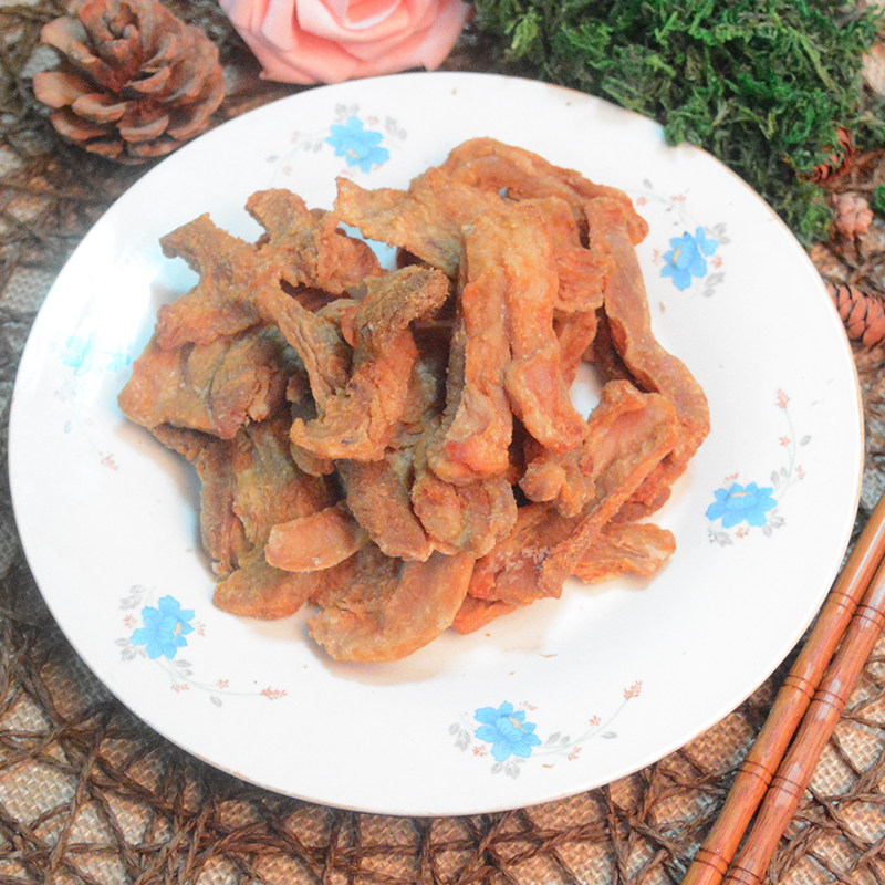 脆巴香肉渣猪肉渣泰兴黄桥特产零食猪油渣现做现卖包邮