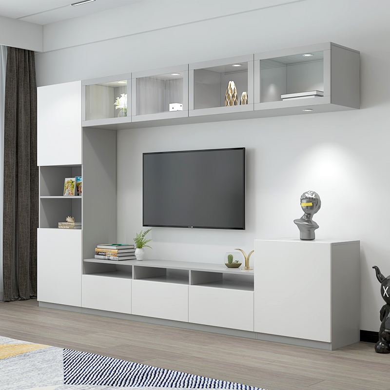 欧式现代简约客厅装饰壁柜电视柜加厚环保板材支持定制专拍送货上门