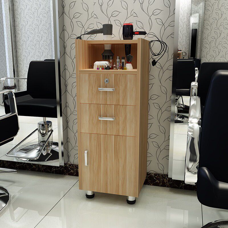 展示架剪发推车工具柜简约复古理发柜柜子发廊整理柜美发储物柜