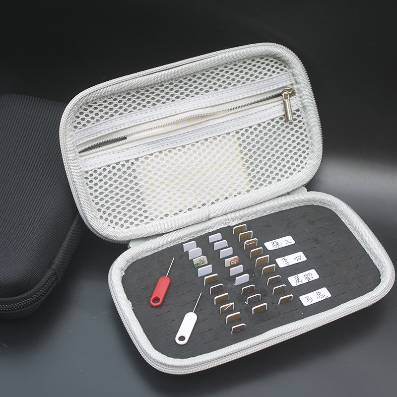 100张sim收纳包大容量手机电话卡nano小卡整理保护套数码收纳整理包