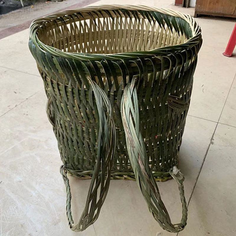 四川手工竹制竹编背篼手提篮子筲箕簸箕木制竹编