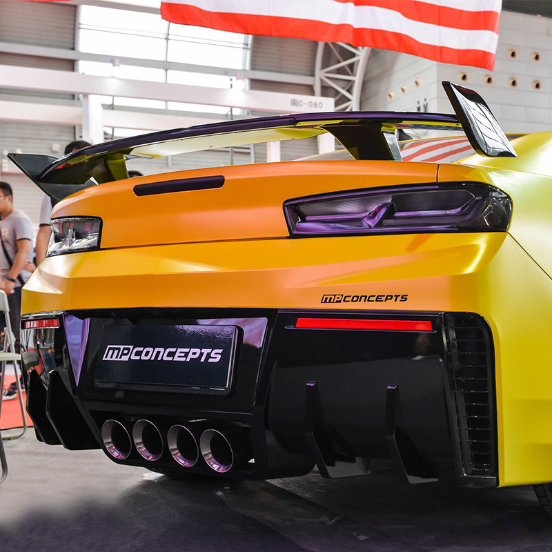 stsporttech尾翼适用于16-19款科迈罗改装带灯流水扰流定风大尾翼