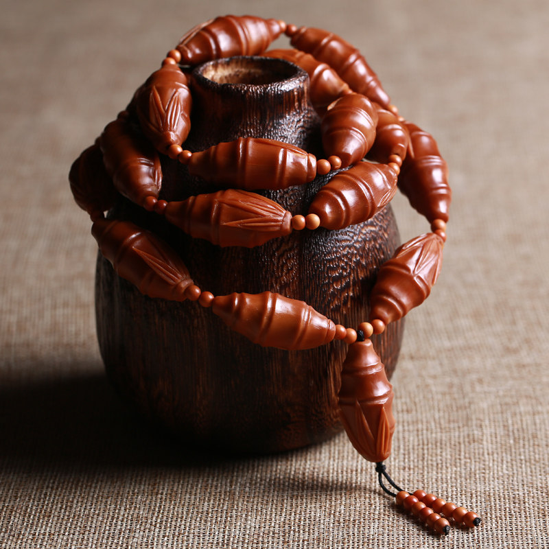橄榄佛珠苏勇把玩文玩女款男女手链核雕雕刻手链