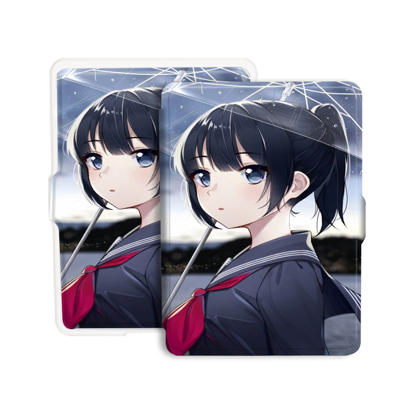 皮套kindle电子书kpw3女款男女卡通kindel阅读白壳电子书保护套