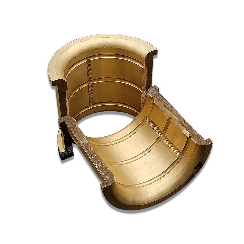 冲床连杆铜瓦扬州杨力沃得上二冲床配件锡青铜耐磨定做曲轴连杆瓦