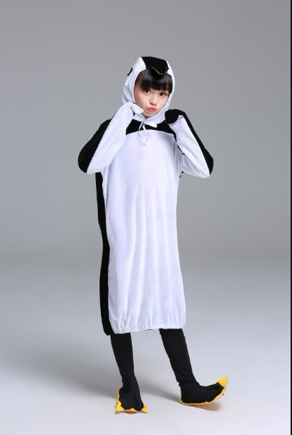 新款儿童动物表演服装小荷风采企鹅卡通舞蹈服幼男女童宝宝演出服_8折