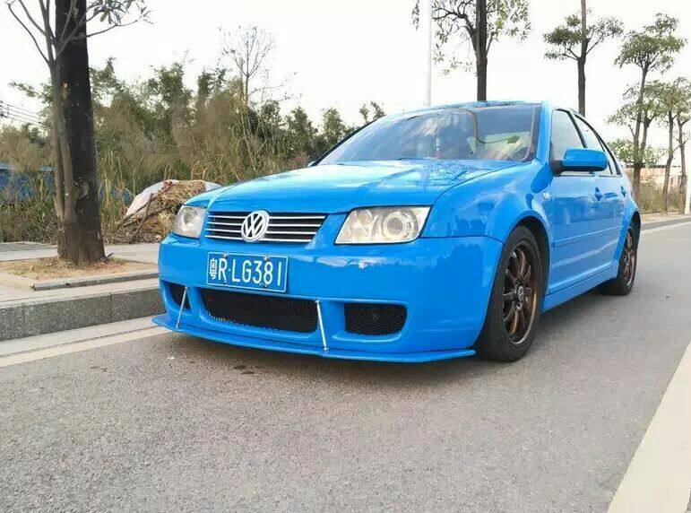 宝来0206款大众改装款大包围前后保险杠小侧中网汽车包围