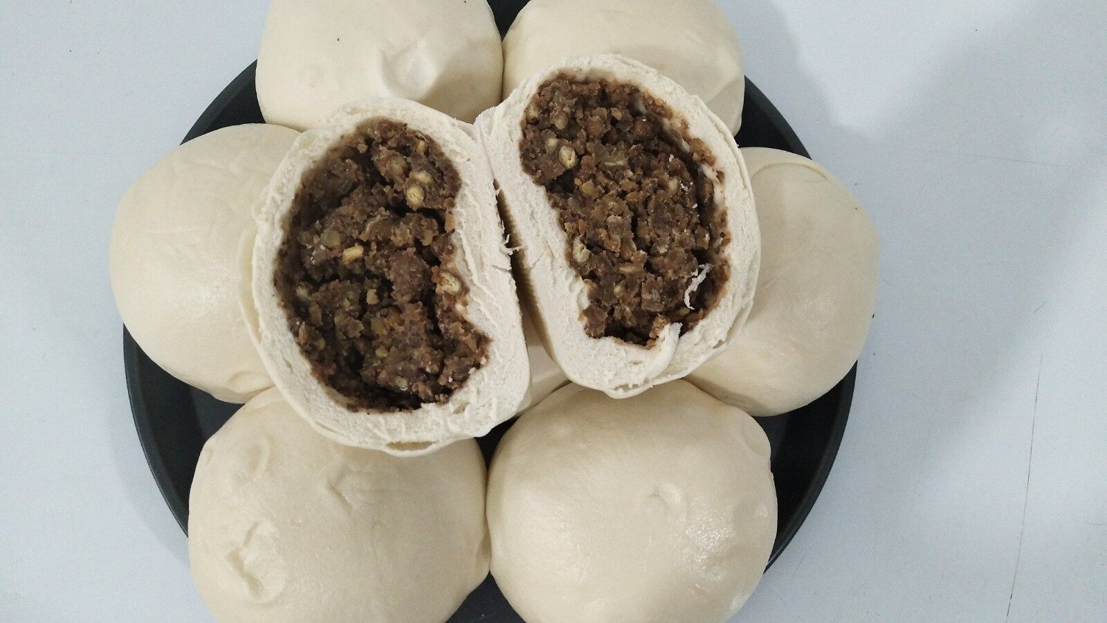 豆包婆婆山东特色老面纯手工大绿豆一个200克包点