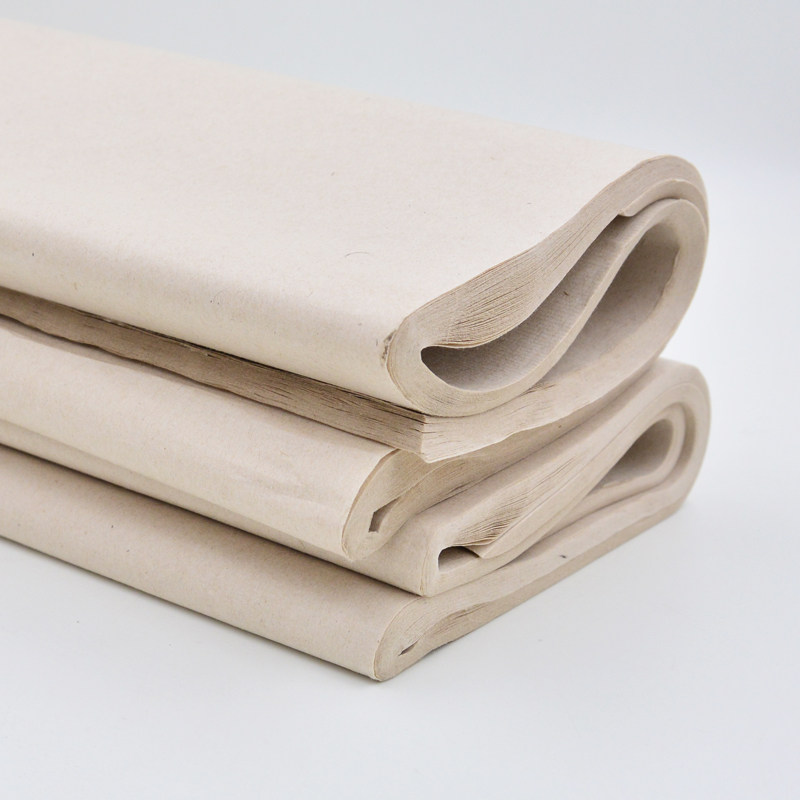 用纸手工毛边宣纸书法国画竹纸纸质不洇初学宣纸