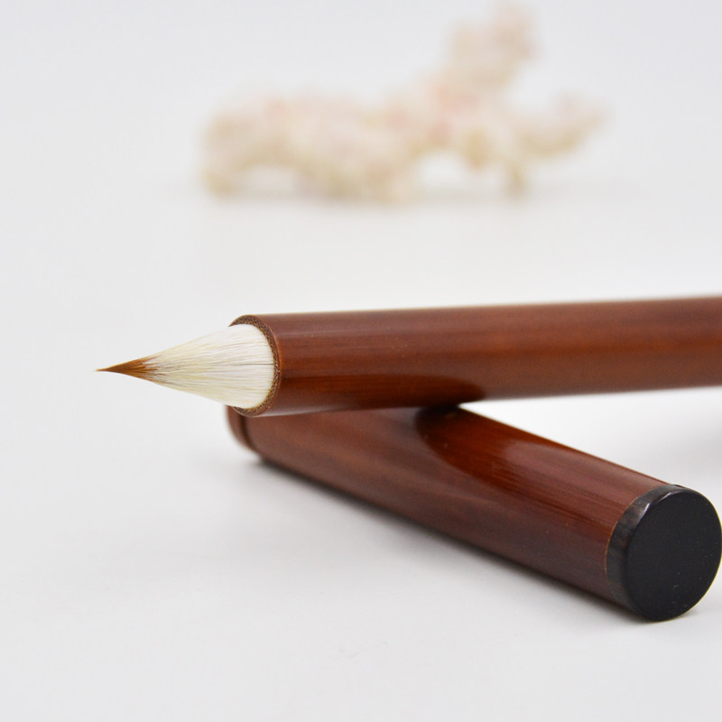 红竹钟繇赵笔头毛笔头小楷孟頫文征明古法王羲之鸡距笔毛笔