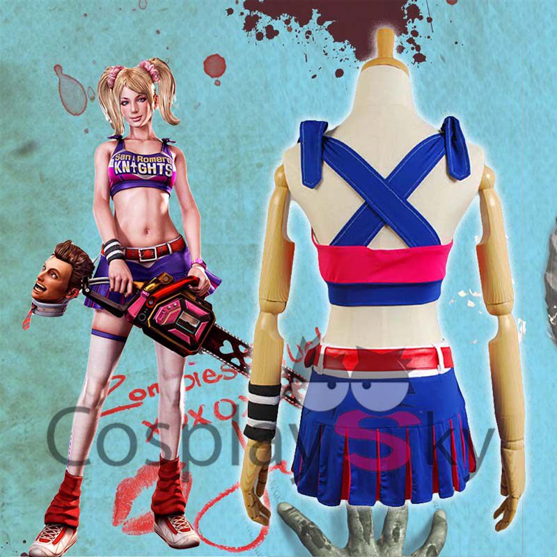 电锯糖心cos 电锯甜心 朱丽叶全套cosplay服装 拉拉队服装 美少女