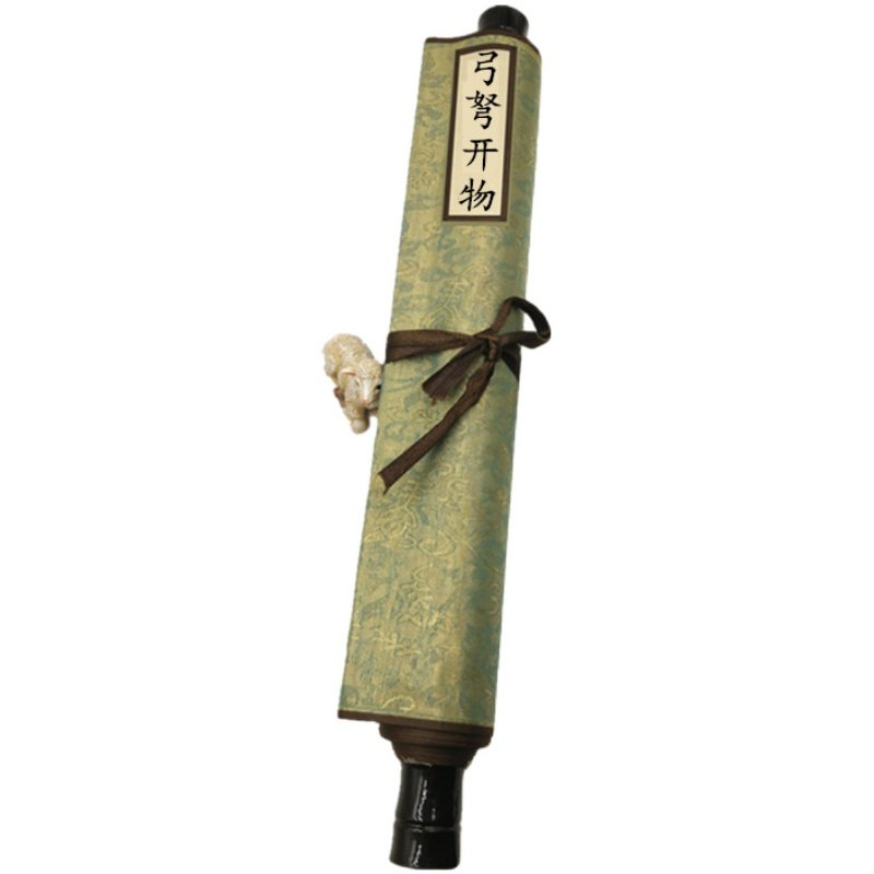 古代户外弓箭射击运动训练挂图孙子兵法布阵攻城图纸文玩收藏卷轴