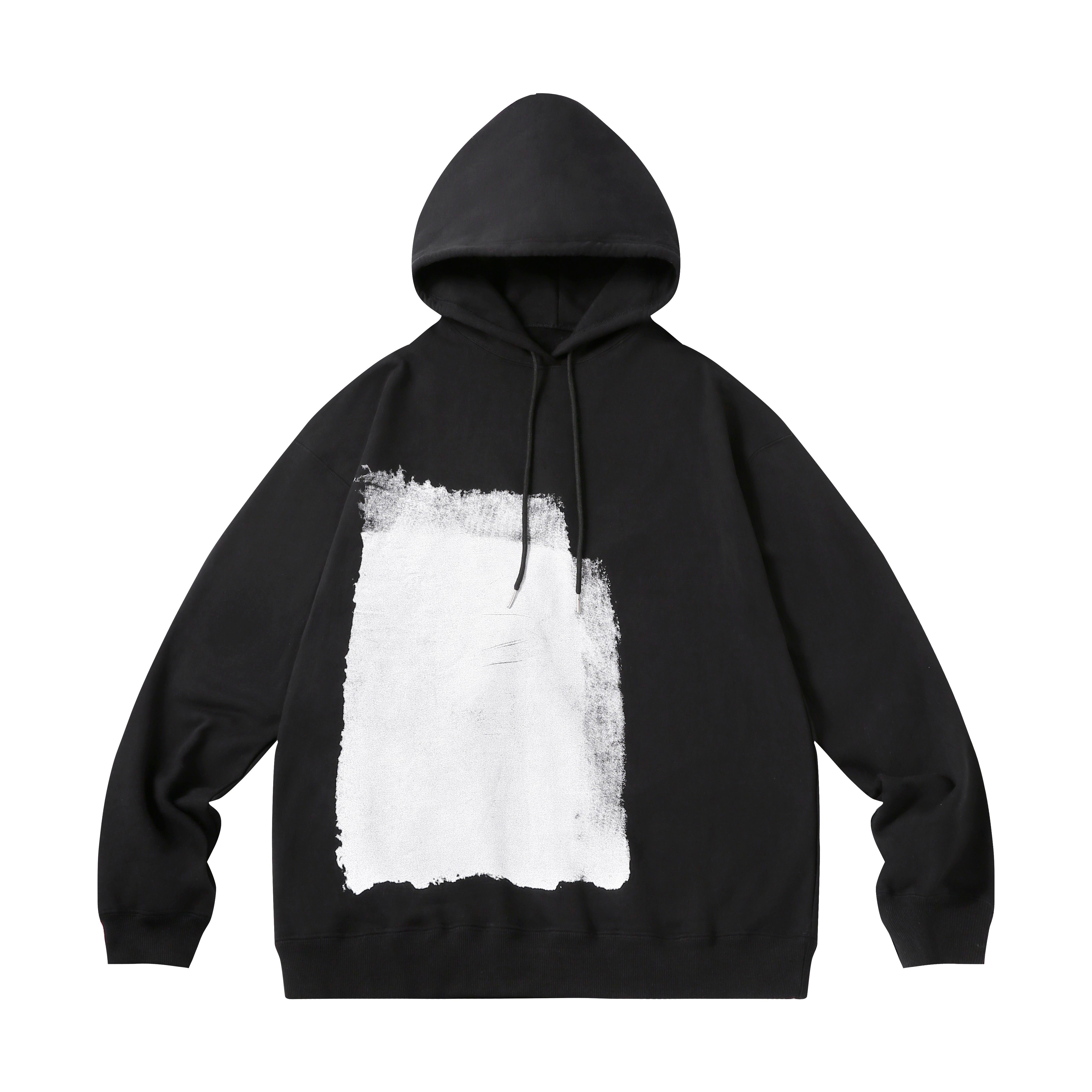 lkstore estolab 秋冬新款个性手绘油漆连帽卫衣男女宽松帽衫