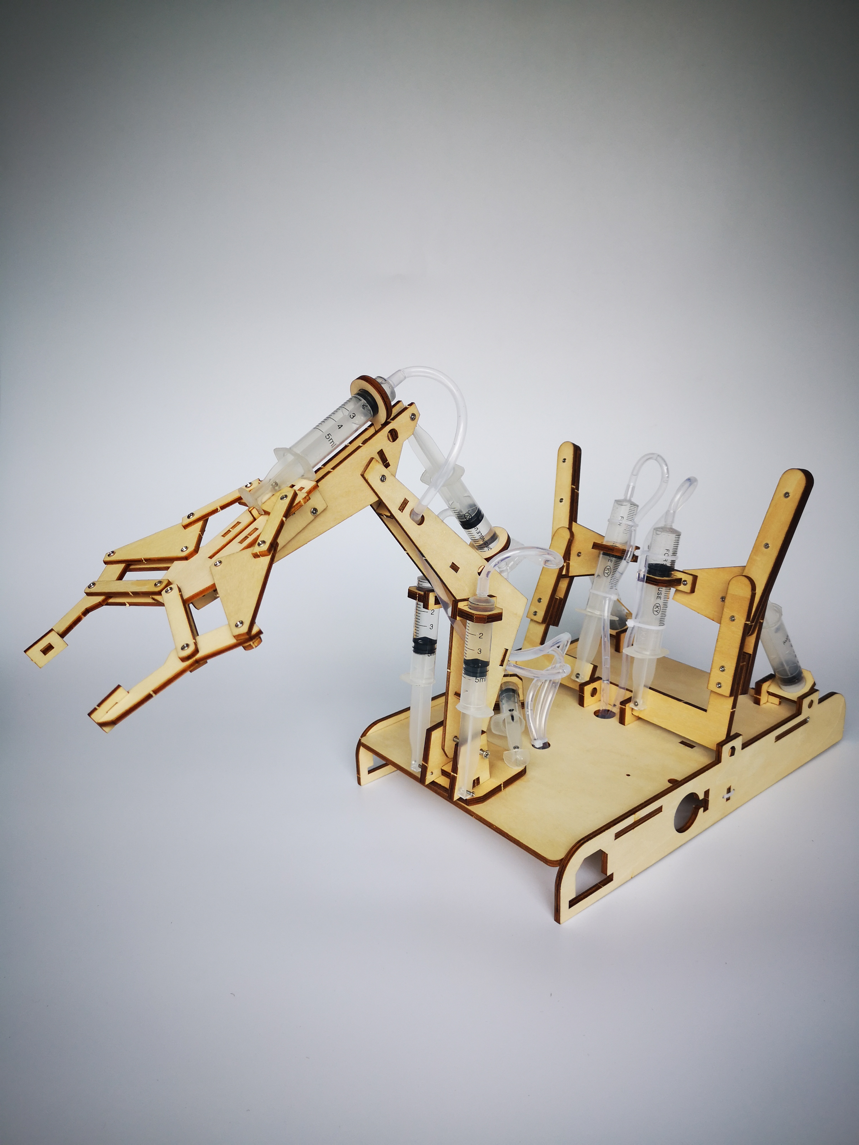 科技制作木质液压挖掘机模型非你莫属高手民间轨道建筑