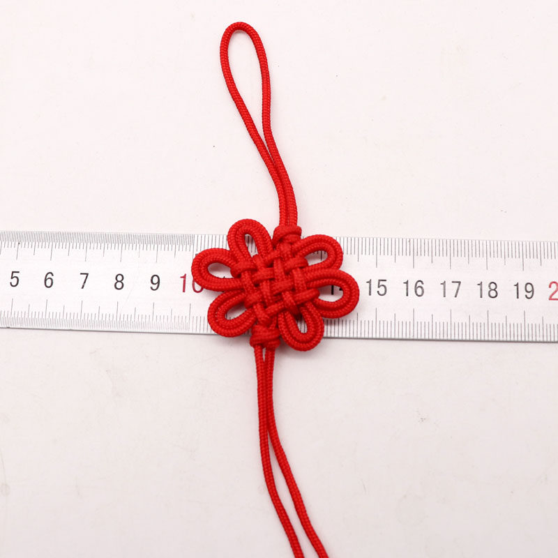 新品中国结手工编织大玉线结传统工艺手把饰品绳