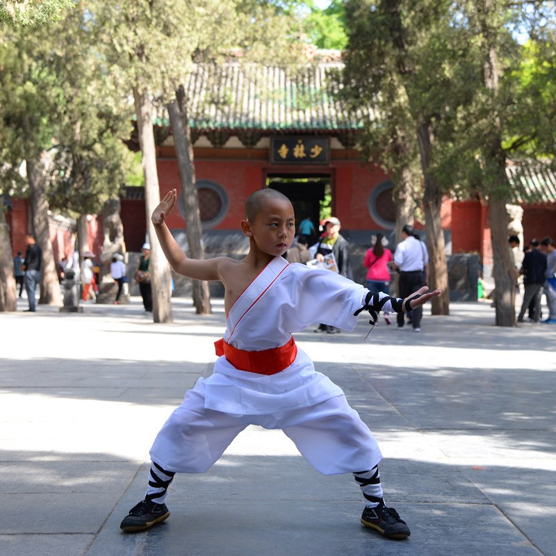 少林僧服服装武僧服少林寺衣服武术练功单肩三色太极服