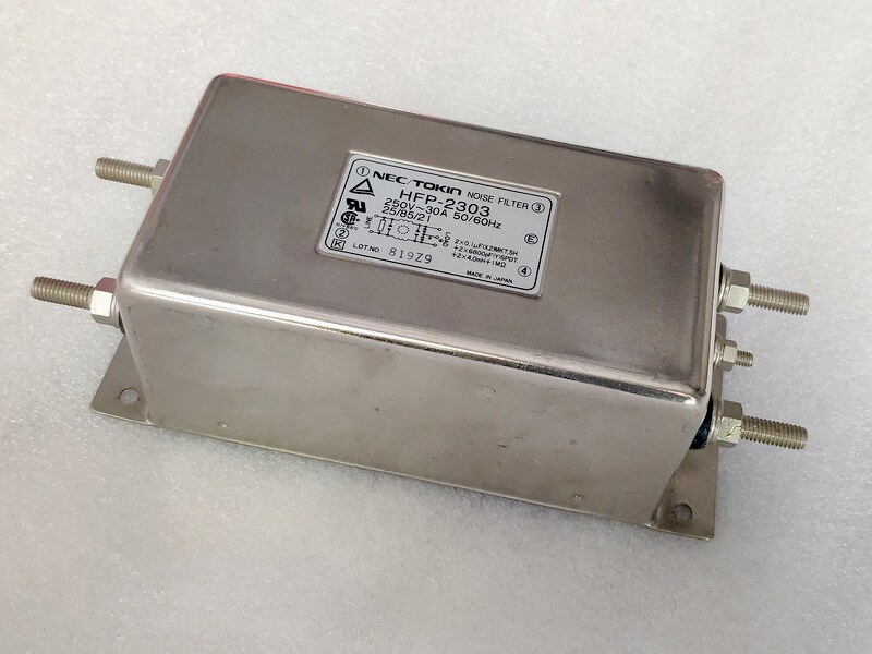 nec日本tokin30a差模共模增强型emi电源滤波器