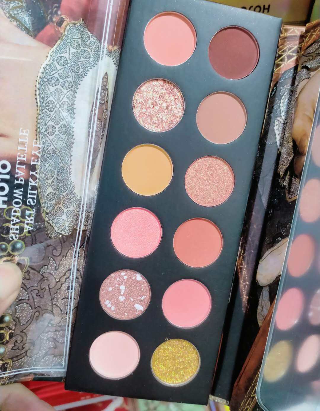 眼影hojo王权贵族油画哑光珠光大地眼影