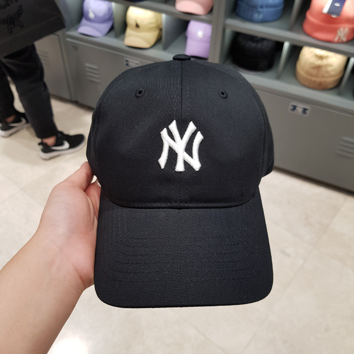 韩国mlb帽子正品ny金标洋基队嘻哈运动帽
