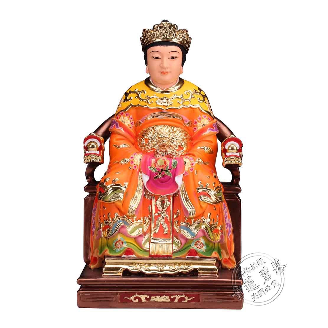 神像19寸王爷灶王奶奶玻璃钢树脂灶君灶夫人供奉摆件