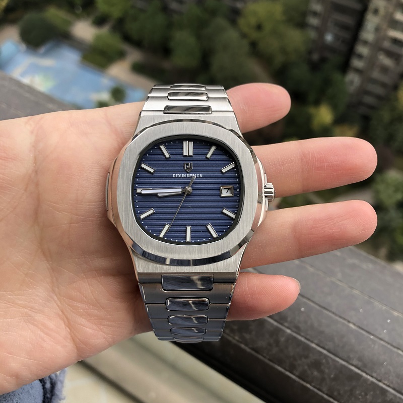 新款鹦鹉螺手表机械表潮流时尚夜光防水全自动机械精钢西铁城机芯