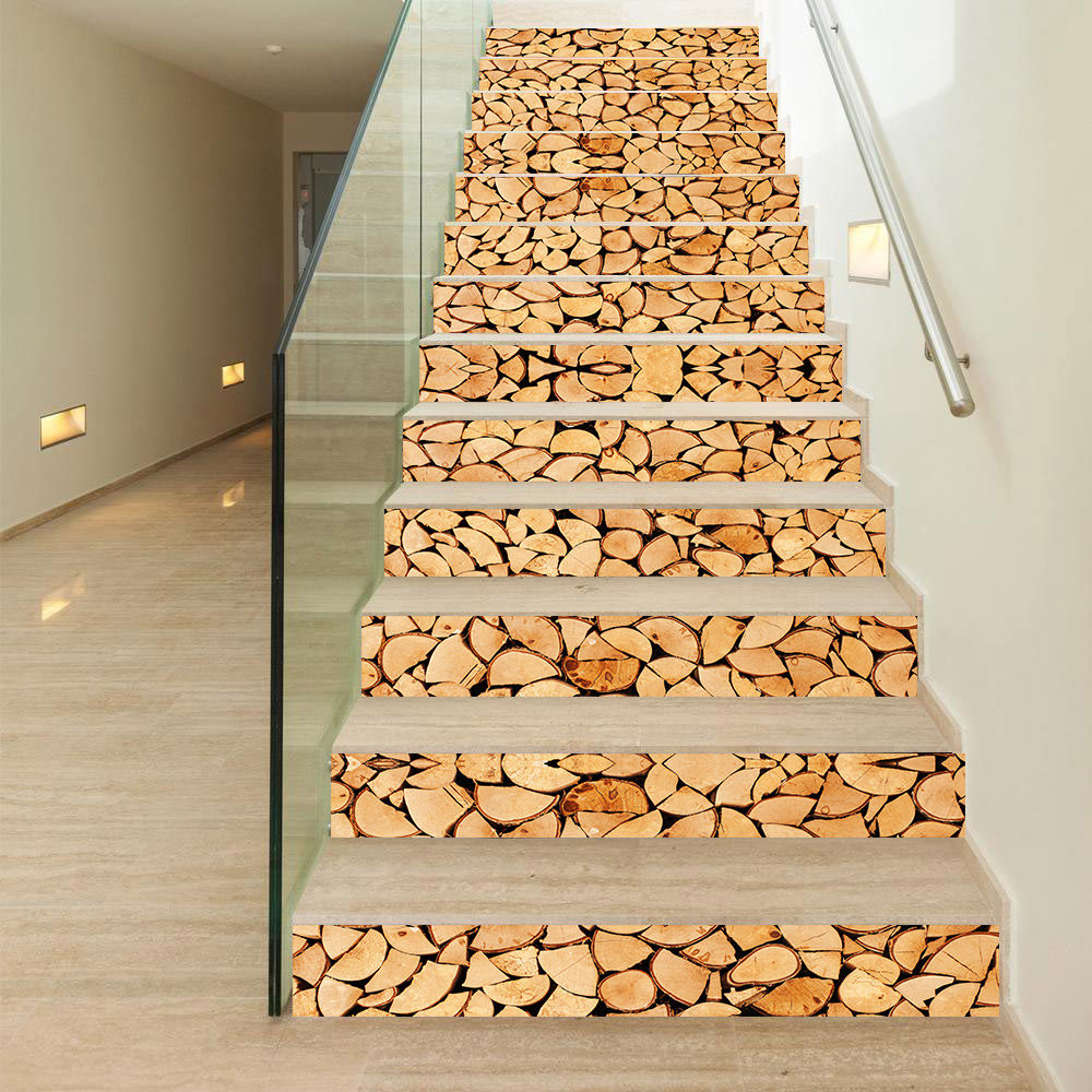 创意家居楼梯走廊台阶装饰3d墙贴地砖贴可定制墙贴
