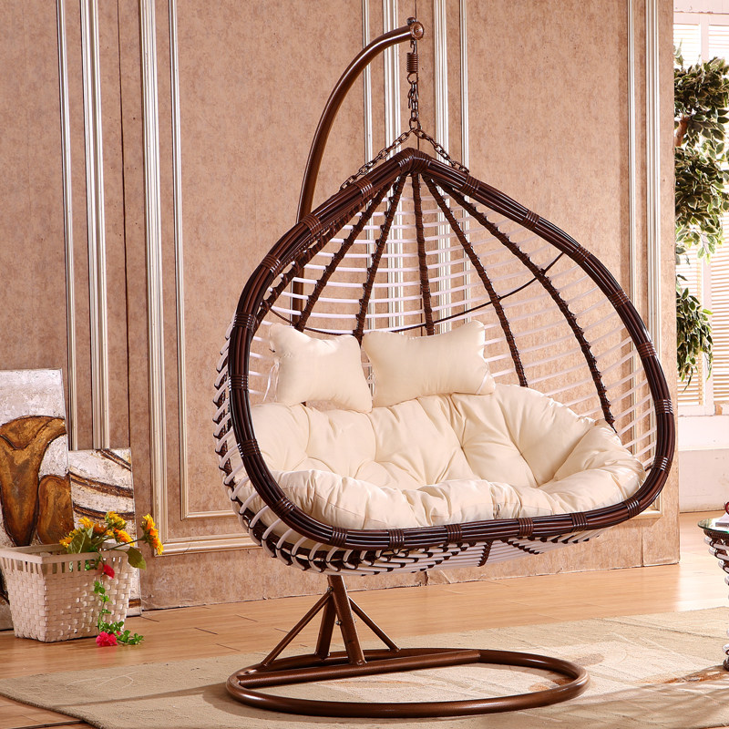 吊椅双人藤椅懒人沙发休闲秋千吊篮摇椅双人鸟巢吊床室内户外阳台