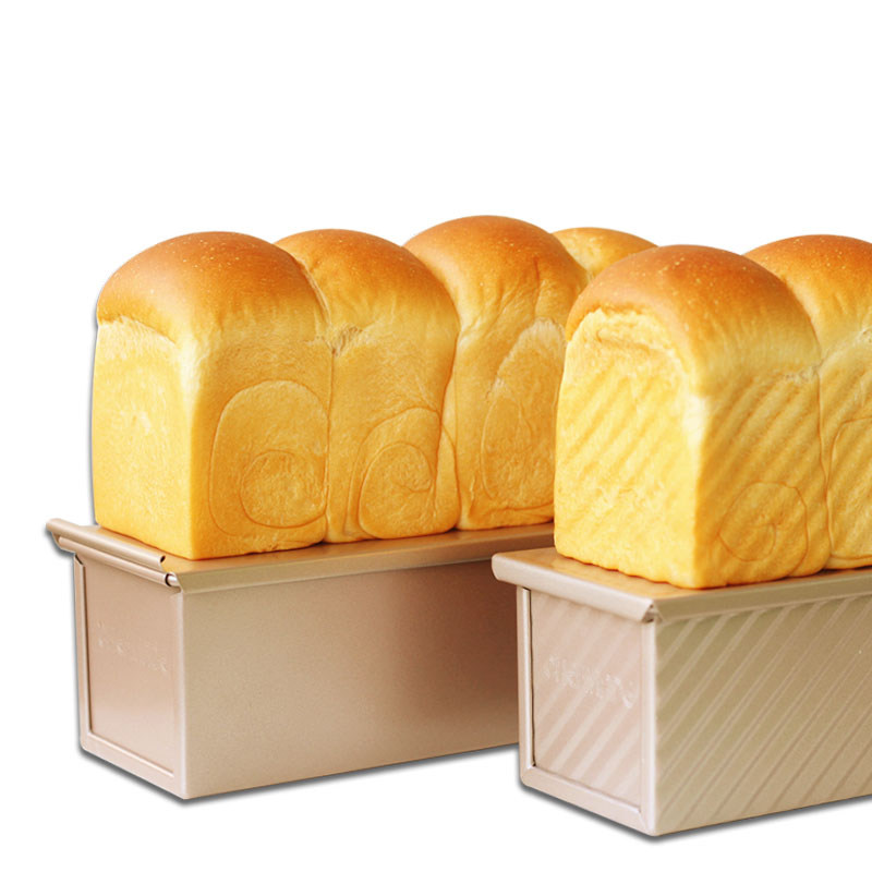 学厨长方形吐司模具烤面包生土土司盒带300g不粘烘焙模具