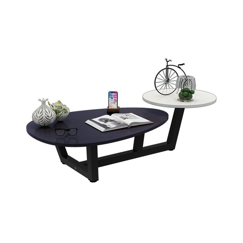 北欧简约迷你小边创意提手圆形铁艺茶几ins茶几