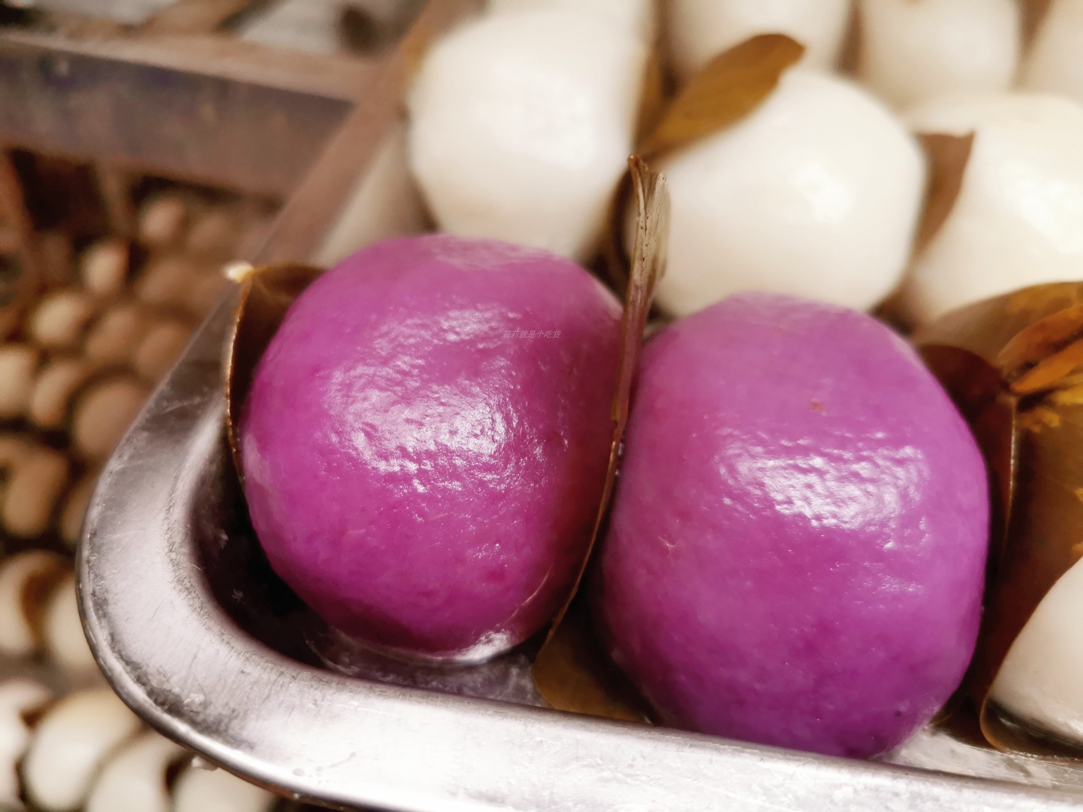 叶儿四川怀远特产紫薯肉馅崇州传统小吃吃早餐传统糕点