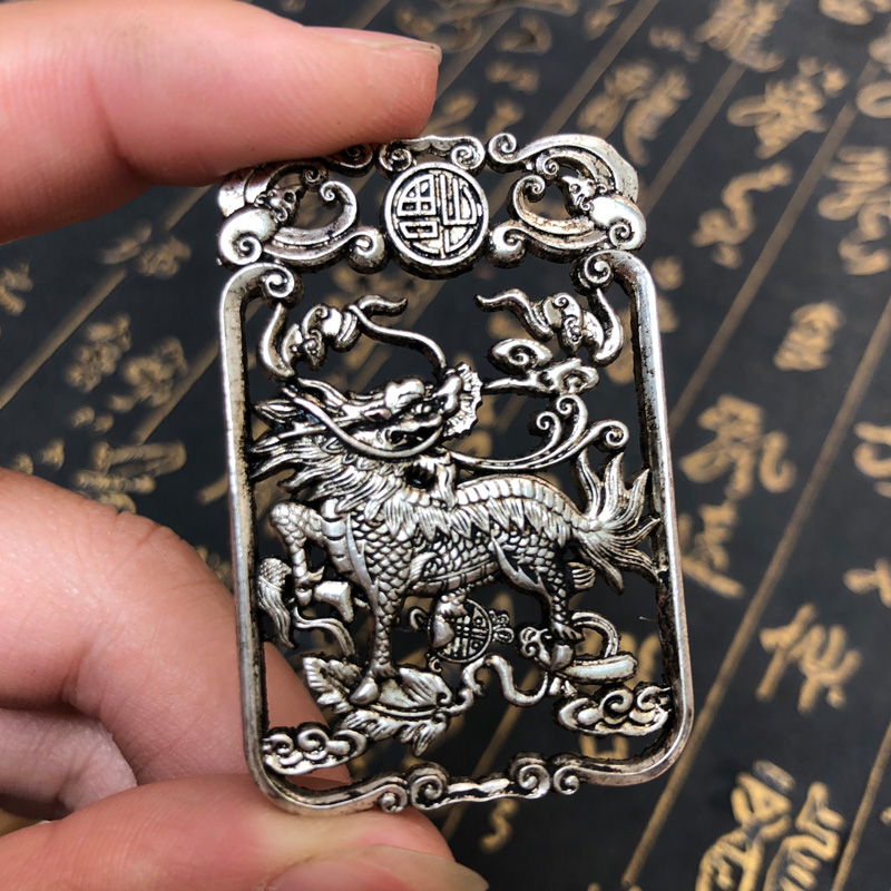 麒麟吊坠转运护身男女女款招财火麒麟牌子项链项坠