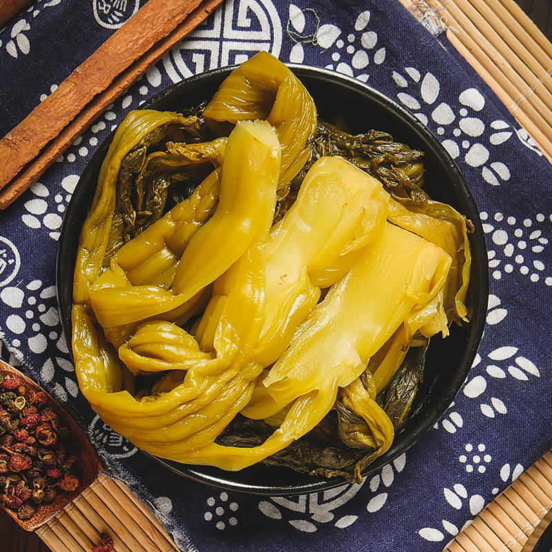 酸菜重庆特产桥头208g10袋老坛青菜腌制酸菜鱼腌制