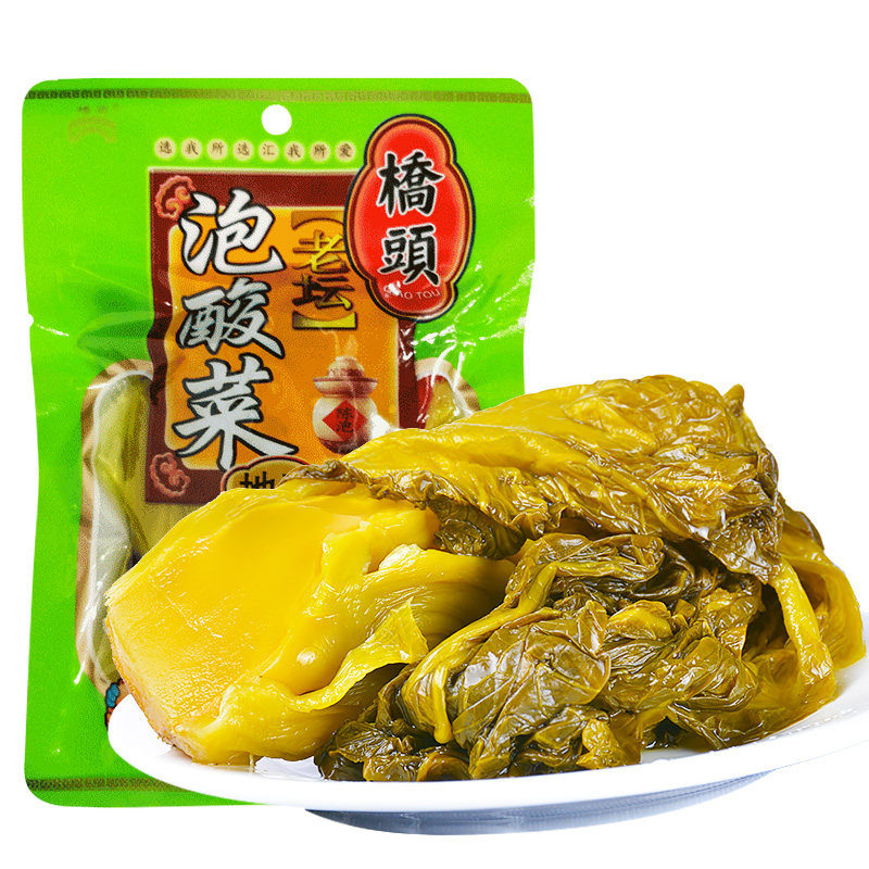 酸菜重庆特产桥头208g10袋老坛青菜腌制酸菜鱼腌制