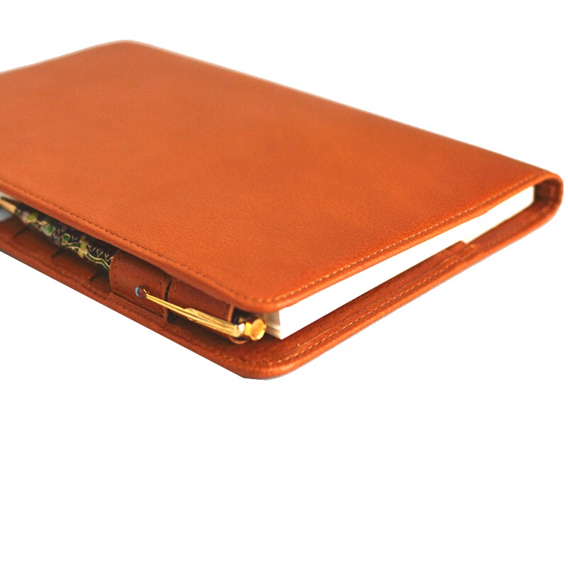 新日本现货笔记本hobo头层牛皮书衣a5定页手帐本真皮书封套/书皮