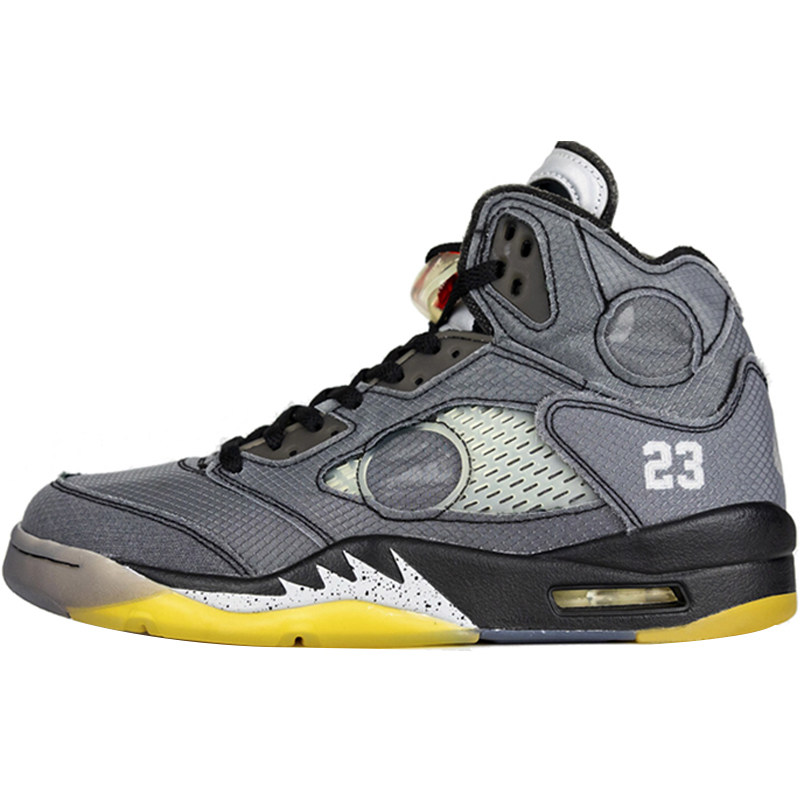 【bin装备】ow x aj5 air jordan 5 联名蝉翼灰黄ct8480-001