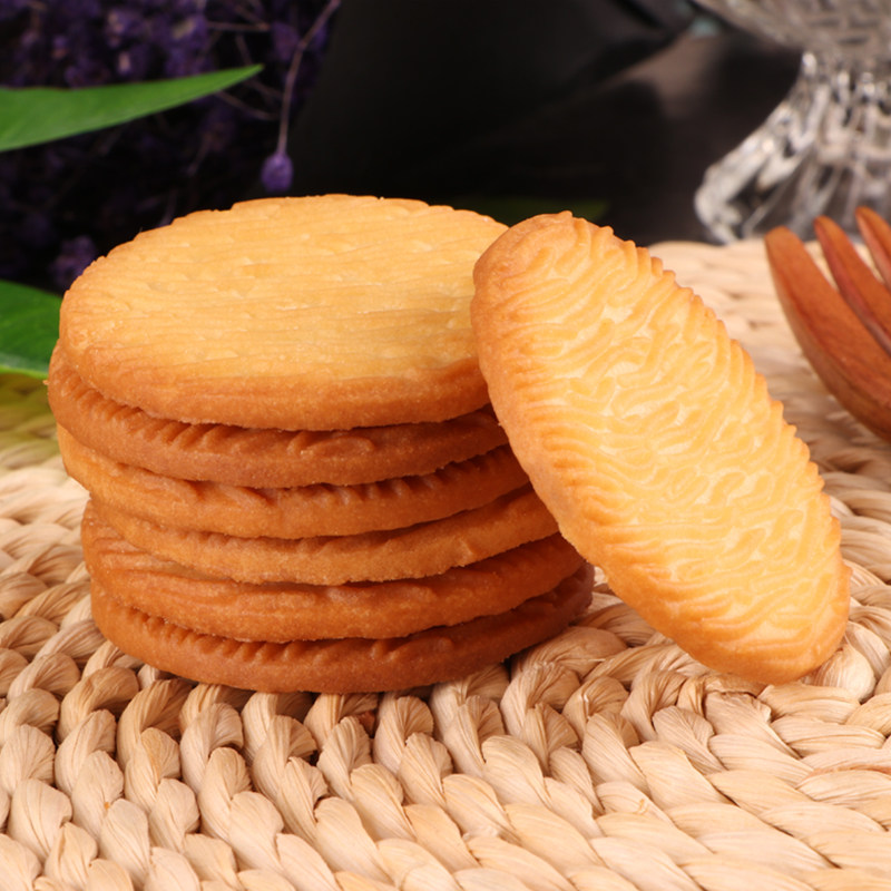 蔗糖猴头饼干500克整箱中老年人曲奇糕点酥性饼干