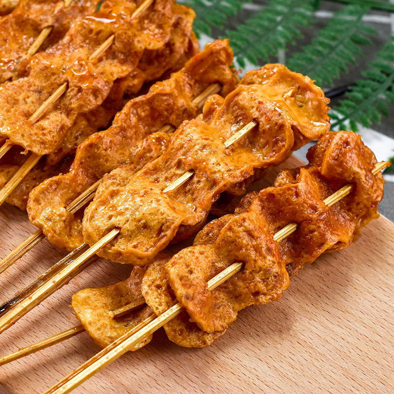 沙爹鱼片泰国进口如意意牌鱼串90g蜜糖140g即食鱼零食