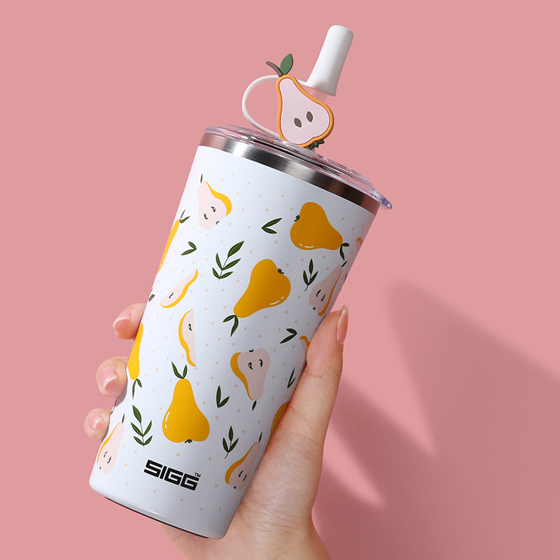 吸管女生瑞士sigg希格网红高颜值大人杯子水杯吸管杯