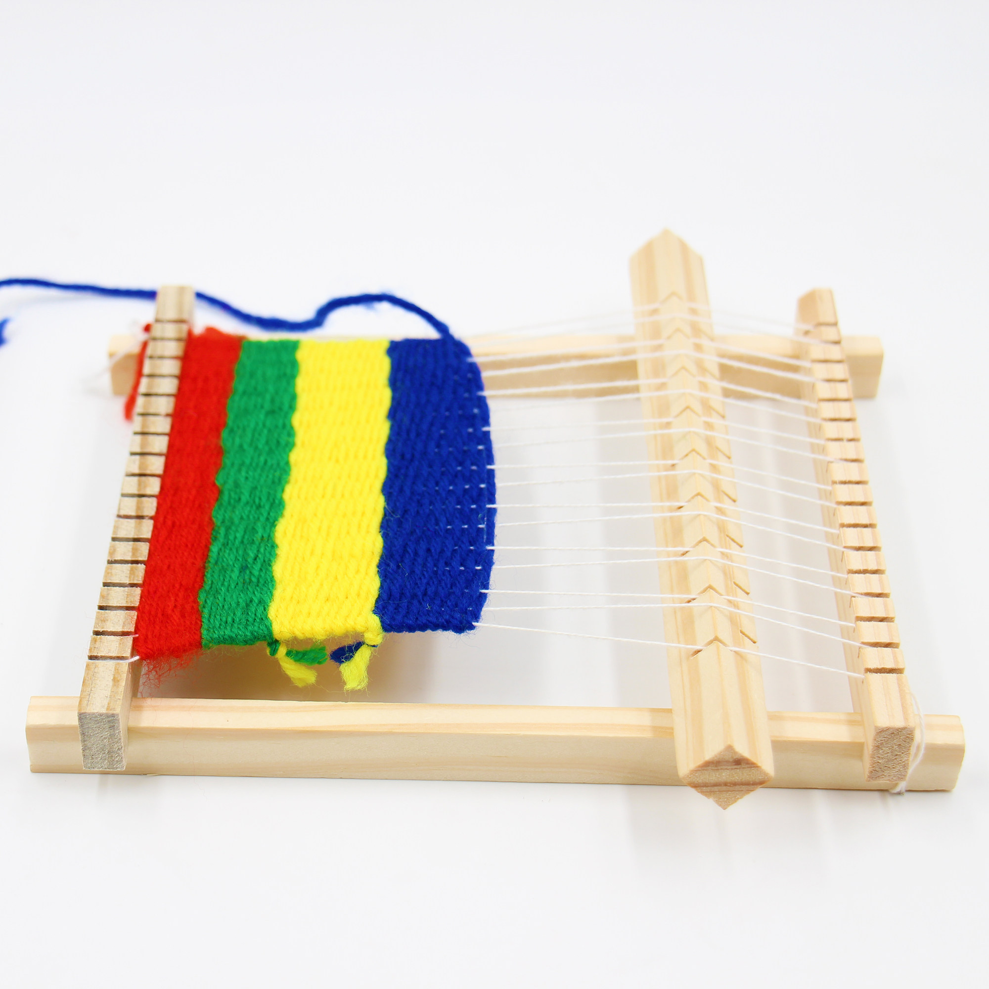 新品科技手工制作编织儿童织布机男女女孩diy科学实验