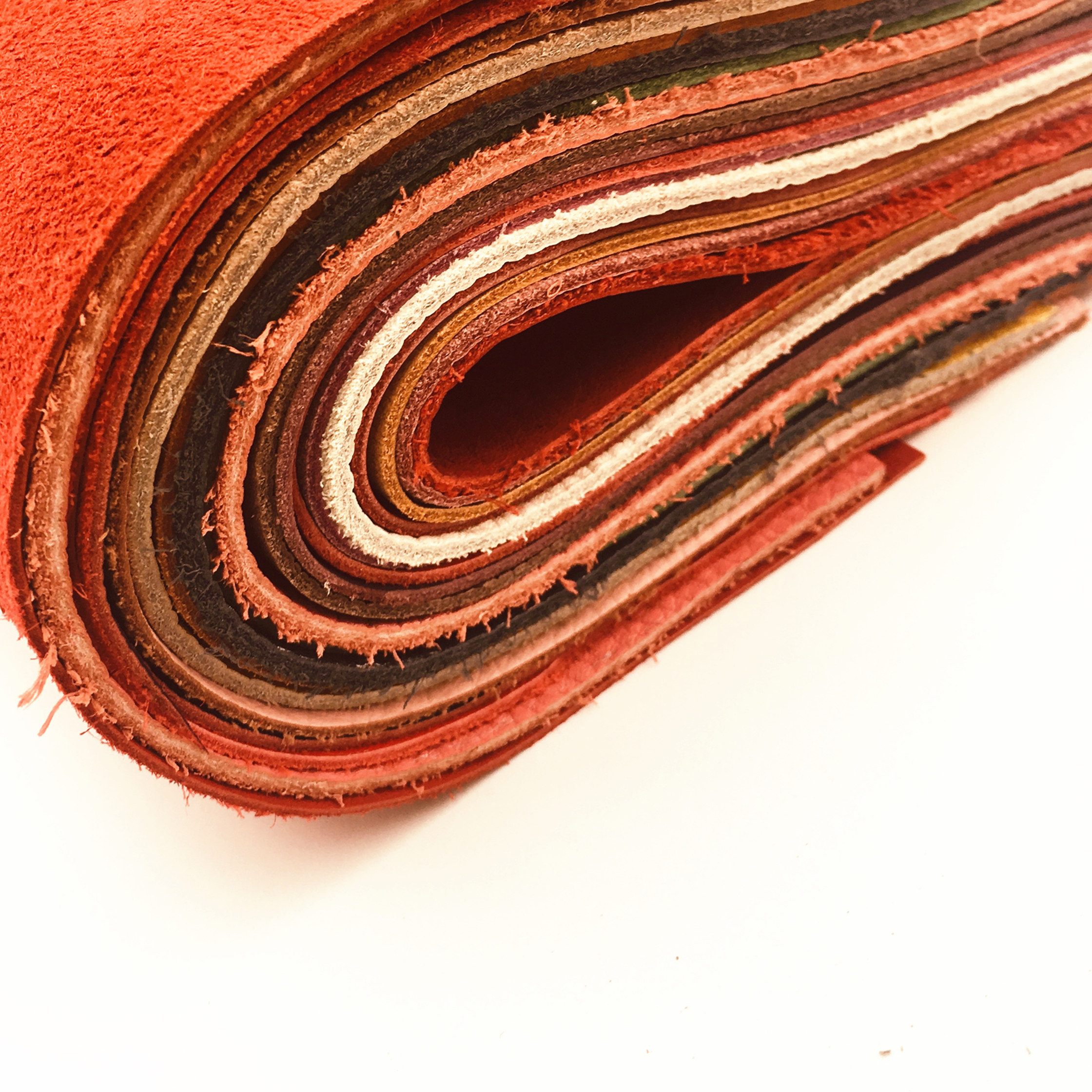 头层牛皮皮料真皮植鞣革边角料皮革面料疯马皮硬手工diy碎皮子薄